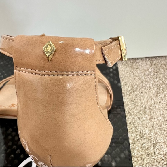 Sam Edelman Eleanor Patent Almond Heeled Sandals - Picture 7 of 11